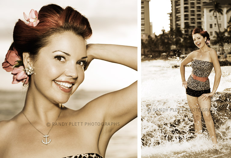 Hawaiian Woman at the Beach